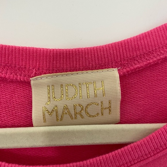 Judith March Going to the Chapel Sweatshirt Pink Size Medium BRIDE - Picture 2 of 3
